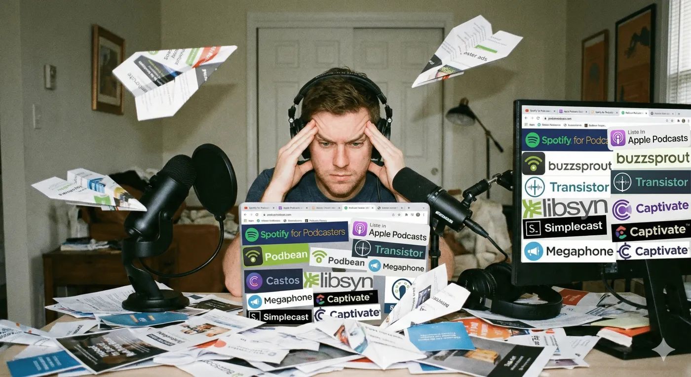 Podcast-Hoster im Vergleich: Podigee, podcaster.de, Spotify for Creators, Buzzsprout, Libsyn und Podbean